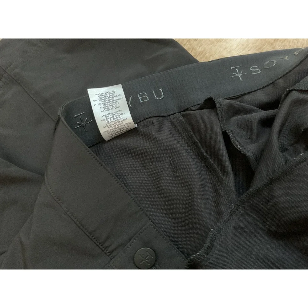 Soybu Mens Performance Golf Shorts Black Size 34 Active Stretch 1727039